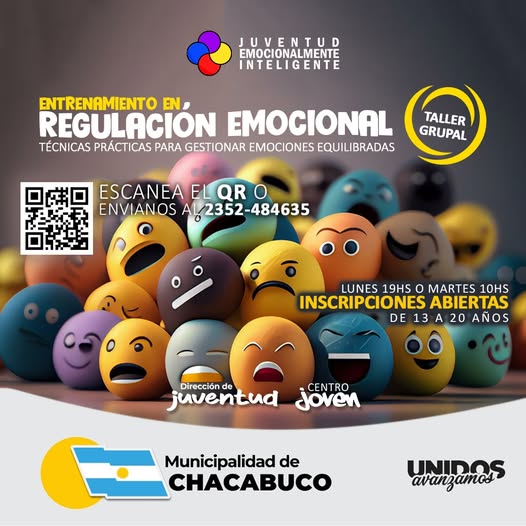 Abierta la inscripción al taller de entrenamiento en regulación emocional para jóvenes
