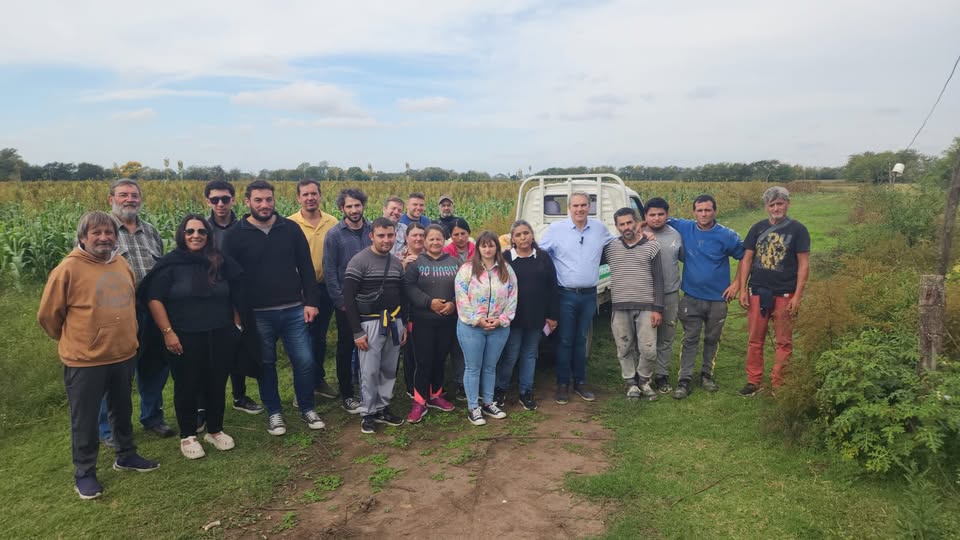 Golía recorrió la huerta agroecológica de «Sembrando Igualdad»: Su cosecha será entregada a organismos e instituciones