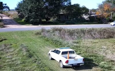 Seguridad Rural: Instalación de las primeras cámaras con paneles solar incorporados