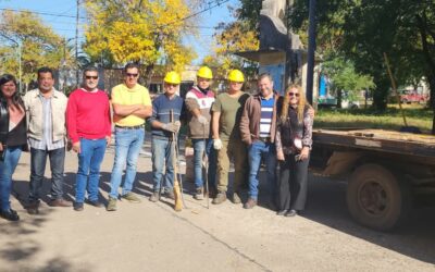 Comenzó el Plan de sellado de juntas y bacheo en Chacabuco