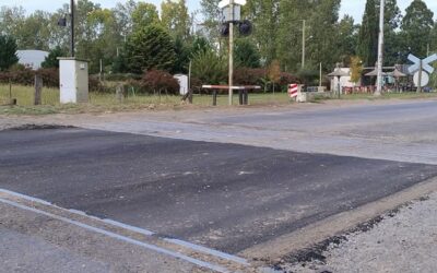 El Municipio se tuvo que hacer cargo de arreglar el cruce de vías en Ruta 7 en el kilómetro 211