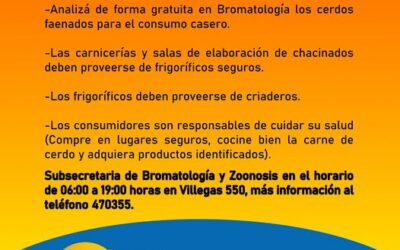 PREVENÍ LA TRIQUINOSIS