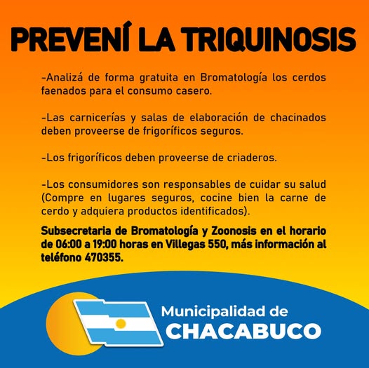 PREVENÍ LA TRIQUINOSIS