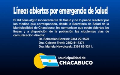 Las Autoridades de Salud tienen sus líneas directas abiertas de teléfonos a población