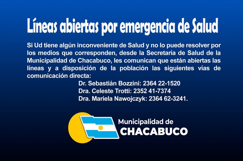 Las Autoridades de Salud tienen sus líneas directas abiertas de teléfonos a población