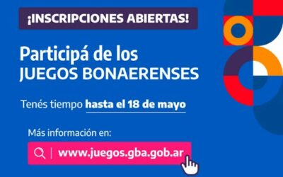 Ya llegan los Juegos Bonaerenses 2025