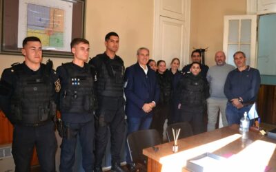 Golía recuperó el GAD para Chacabuco y presentó a ocho nuevos efectivos policiales que se desempeñarán en nuestra ciudad