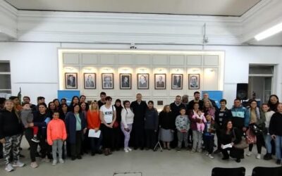Chacabuco Construye: Golía firmó convenio junto a los beneficiarios
