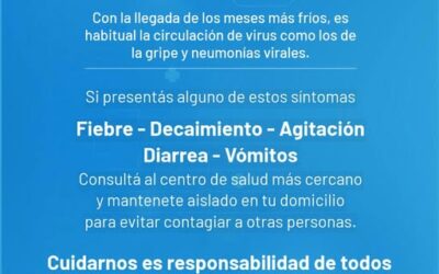 Con la llegada de los meses más fríos, es habitual la circulación de virus respiratorios como los de la gripe y las neumonías virales