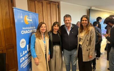Representantes de CBC/ UBA sede Chacabuco y la UTN aula Chacabuco presentes en la “Expo Educativa y Laboral”