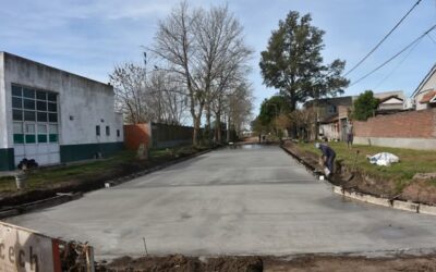 Avanza el plan de pavimentación: Comenzó la obra en calle Aristóbulo del Valle