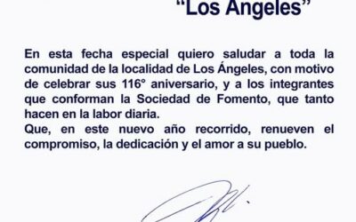 Los Ángeles cumple hoy 116° aniversario.