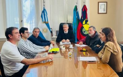 Golía, recibió a representantes de Molinos Cañuelas en su despacho