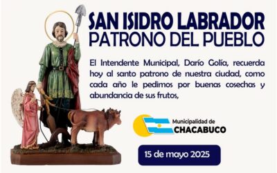 Hoy celebramos San Isidro Labrador, patrono de nuestro pueblo