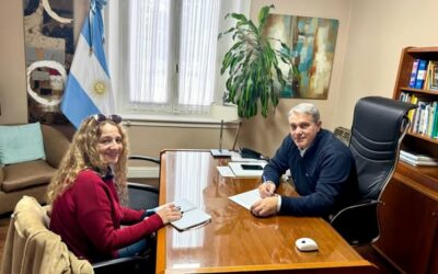Golía firmó contrato para la finalización de obra del Jardín Maternal del barrio Alcira de la Peña