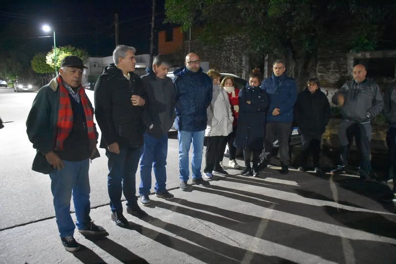 *Golía inauguró dos nuevas cuadras de luminarias LED en calle Pringles*