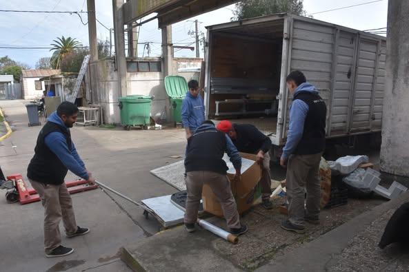 Llegaron equipos para el Centro de Hemodinamia que funcionará en el Hospital Municipal