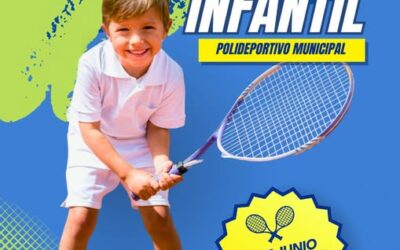 *El próximo 6 de junio habrá un Festival de Tenis Infantil en el Polideportivo*