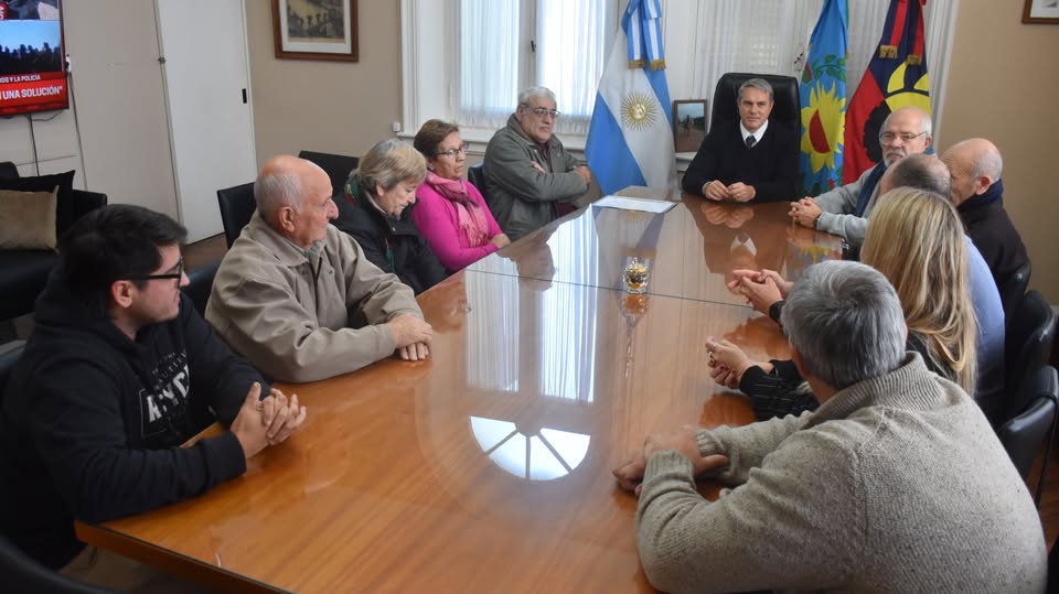Golía recibió a las autoridades de la Asociación de Jubilados y Pensionados