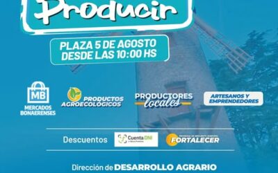 Feria Producir en plaza 5 de agosto este fin de semana