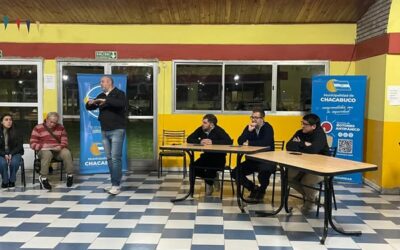 Reunión de seguridad en el CIC “Los Pioneros”.