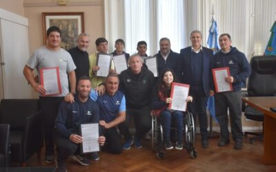 Golía reconoció a los atletas de la Escuela Paralímpica Municipal