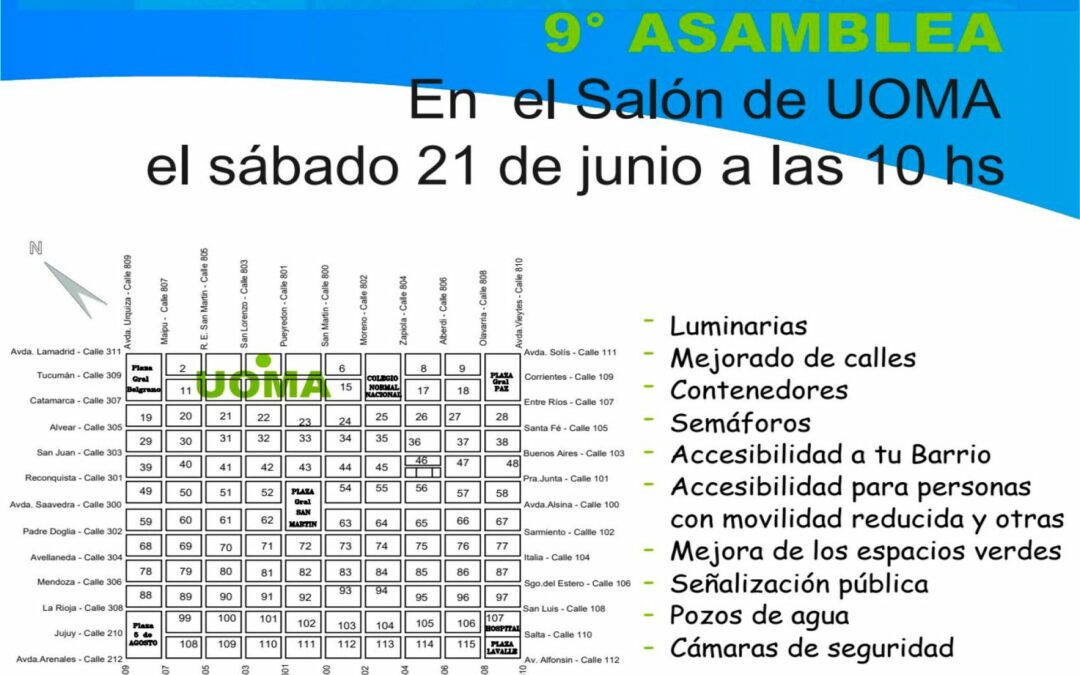 Última asamblea de este ciclo participativo entre municipio y vecinos… Ver más