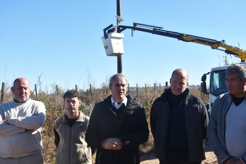 Plan de Seguridad Rural: Comenzó la colocación de cámaras