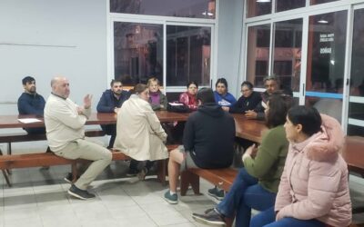Mauricio Yona, se reunió con representantes de la Sociedades de Fomento «Las Palmeras» y «Alcira de la Peña»