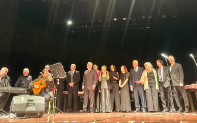 Golía presente en el homenaje a Gardel en el Teatro Italiano