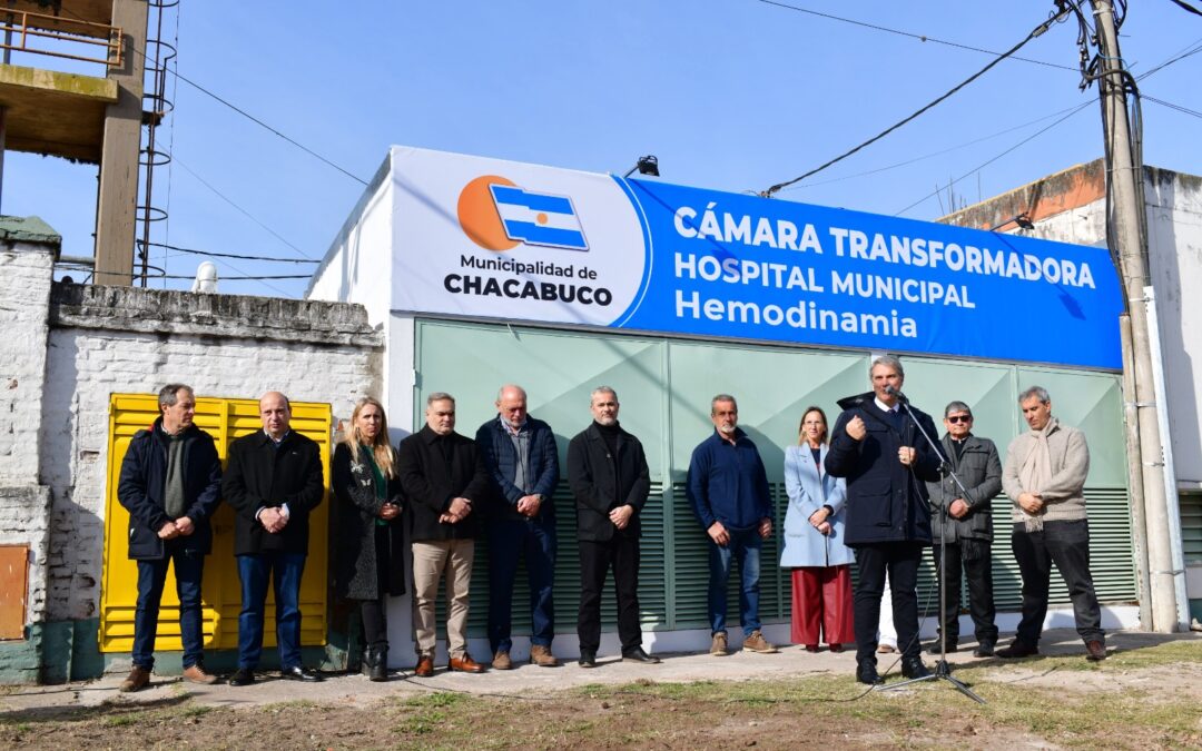 Golía: “Estamos inaugurando una obra estratégica para los próximos 30 años en Chacabuco”