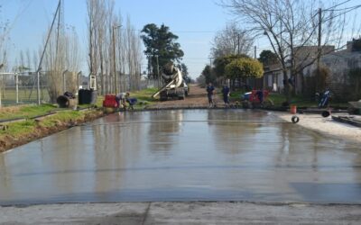 Seguimos avanzando con más pavimento para los vecinos