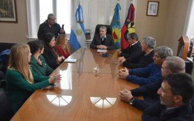 Golía firmó convenio para la obra de energía e iluminación de la Quinta 784