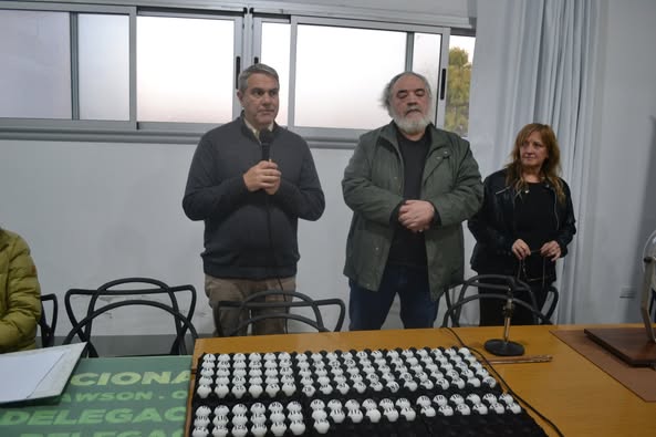 ATE realizó el sorteo de lotes a sus afiliados con la presencia del Intendente Municipal