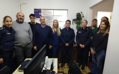 Golía recorrió las nuevas instalaciones de la Comisaría de la Mujer