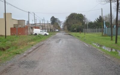 100 mm caídos en Chacabuco, y el agua escurrió en forma rápida a través de la planificación de las canalizaciones realizadas