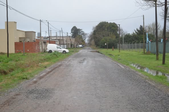 100 mm caídos en Chacabuco, y el agua escurrió en forma rápida a través de la planificación de las canalizaciones realizadas