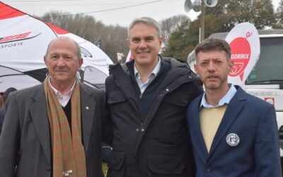Golía presente en el acto inaugural de la 45º Expo Rural de Chacabuco