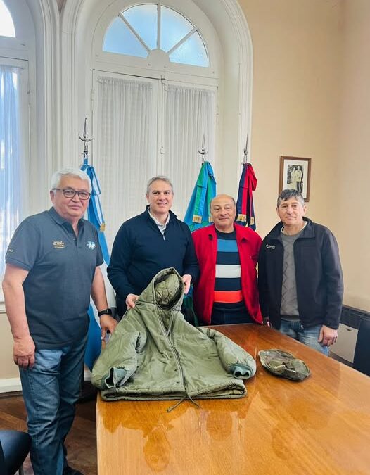 Golía desde temprano comenzó muy temprano con una mañana activa, comenzó recibiendo a Héroes de Malvinas