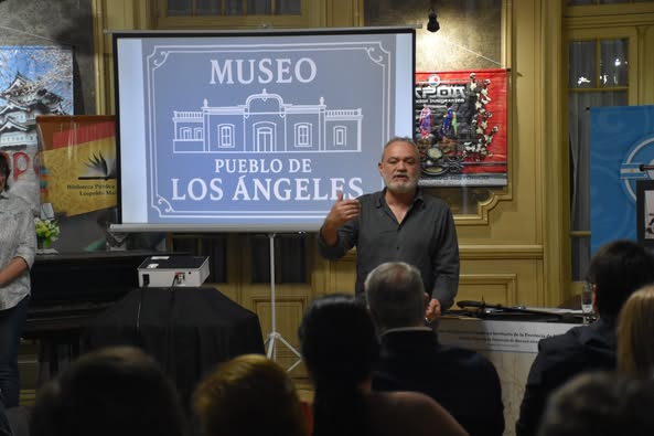 “Los Ángeles tiene historia”: Golía participó de la charla sobre la localidad en la Casa de la Cultura