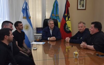 Golía recibió en su despacho a Marcelo Barovero