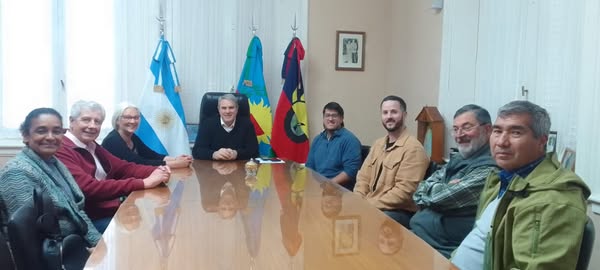El intendente Golía recibió a representantes de Mariápolis y de la fábrica Pasticcino