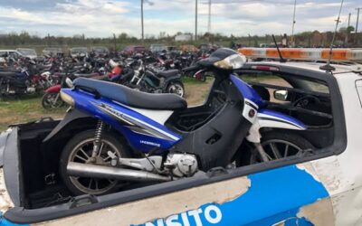 Menor circulando en motocicleta