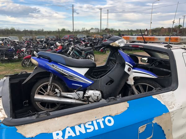 Menor circulando en motocicleta
