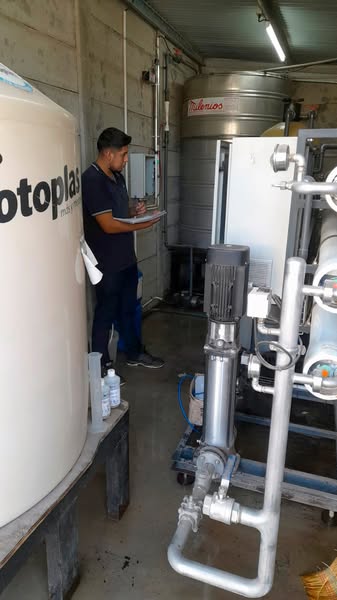 Obras Públicas: Puesta en funcionamiento del Pozo N° 24 y mantenimiento de las Plantas de Ósmosis Inversa