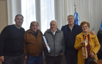 Golía entregó un reconocimiento al vecino Armando Cieri