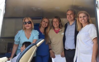 Golía presente en la Jornada de Medicina Preventiva en la Escuela Nº 27 y Jardín Nº 905