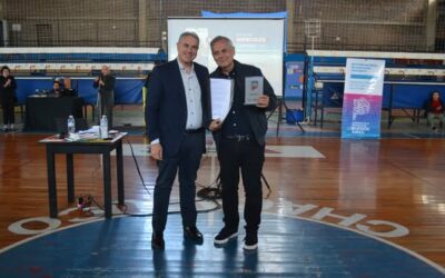 Golía presente en la charla que brindó Bernardo Stamateas en el Polideportivo Municipal