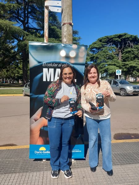 Campaña de Educación Vial en la entrada del Municipio
