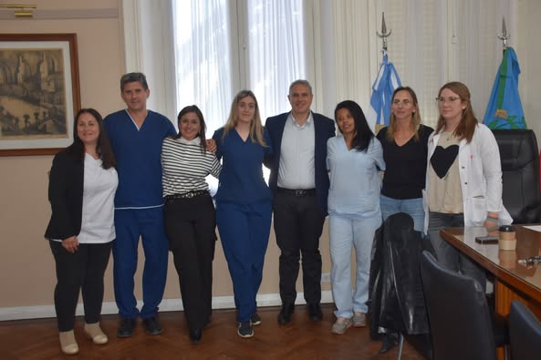 Golía, tras la recuperación de las residencias médicas, “volviendo a ser un hospital universitario” perdido en 2021, recibió hoy a dos nuevas residentes